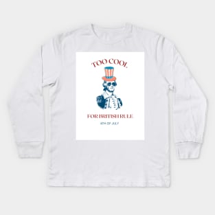 Fourth of july shirt Kids Long Sleeve T-Shirt